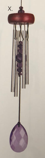 Woodstock Chime -Small - Gem Drop Chime -Violet