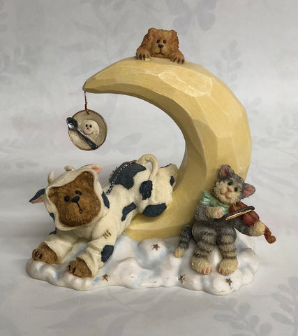 Boyd's Bear- Mookins, Puss & Pooch... Hey Diddle Diddle