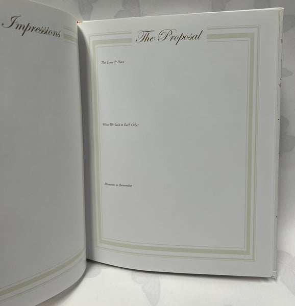 Embellished Wedding Record Book -Elegance Collection