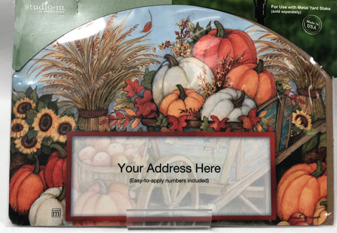 Magnetic Yard Sign -Pumpkin Wagon