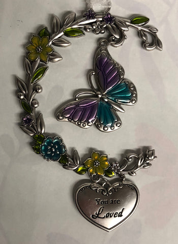 Butterfly Ornament - Loved