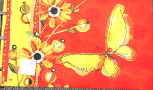 Yellow Butterfly Mat  - Large