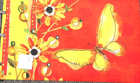 Yellow Butterfly Mat  - Large