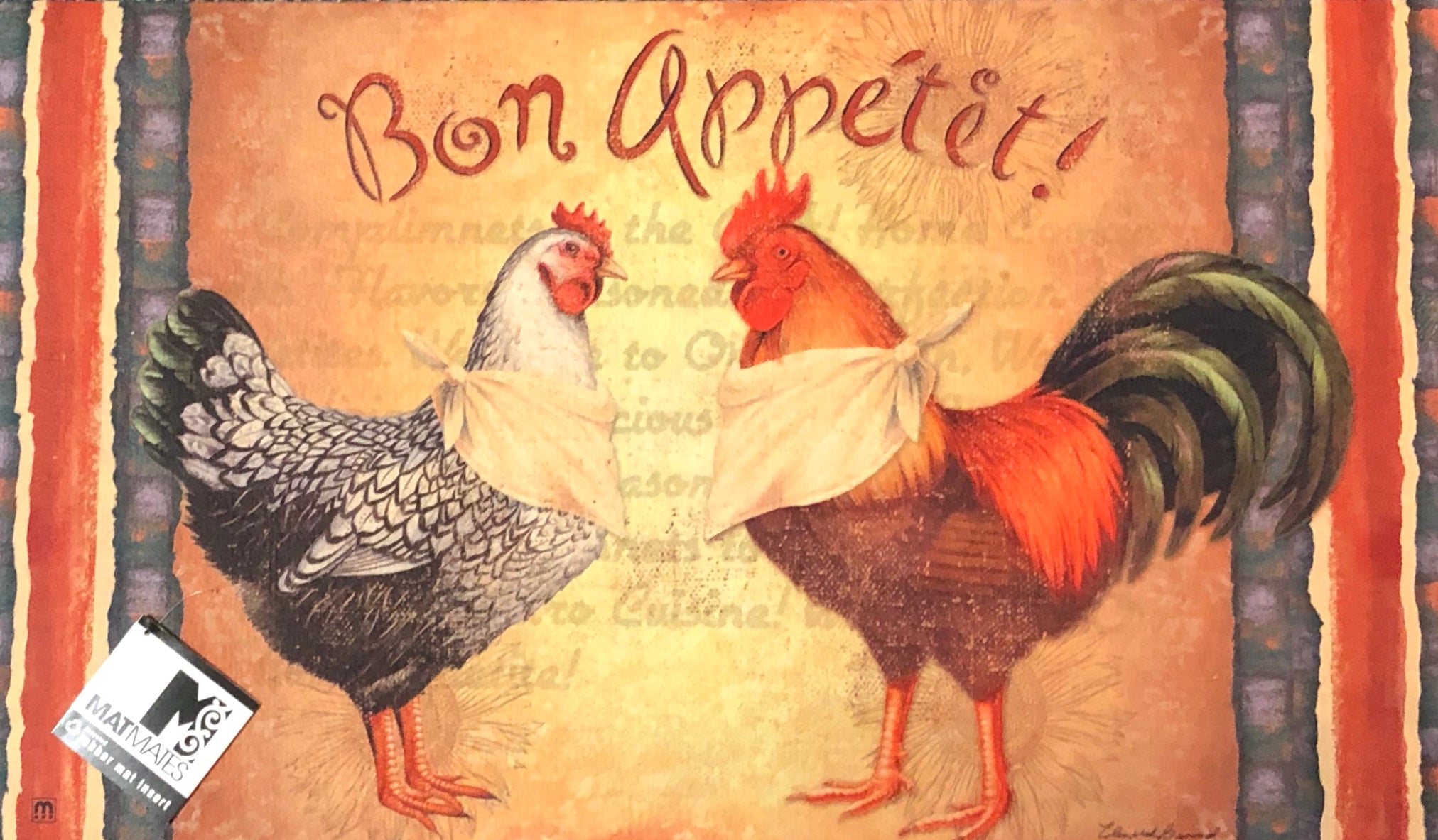 Bon Appetite  Mat  - Large