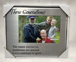 Generations Picture Frame - Three Generations