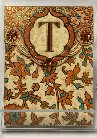 Monogram -Pocket Notebook “T”