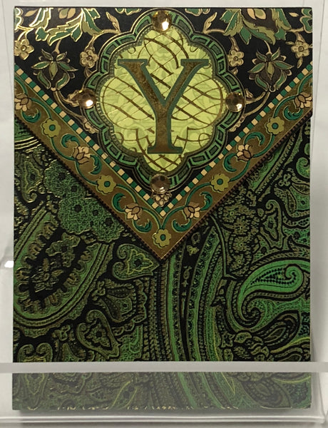 Monogram -Pocket Notebook “Y”