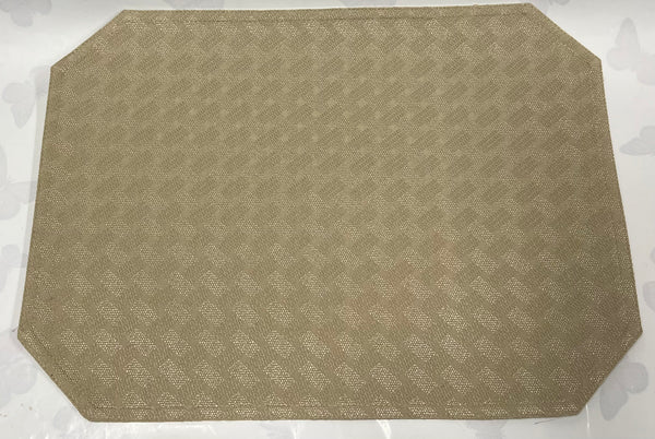 Taupe Weave Cloth Placemat