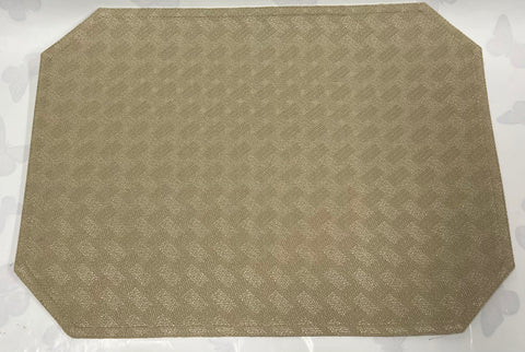 Taupe Weave Cloth Placemat