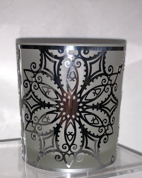 Snowflake candle holder