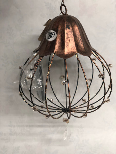 Copper Light Up Hanging Decor