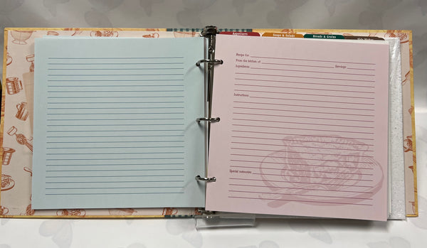 Family Recipes Memory Book