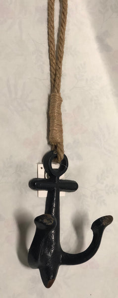 Cast Iron Anchor -Blue