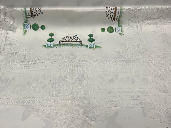 Table Topper -Heirloom -White