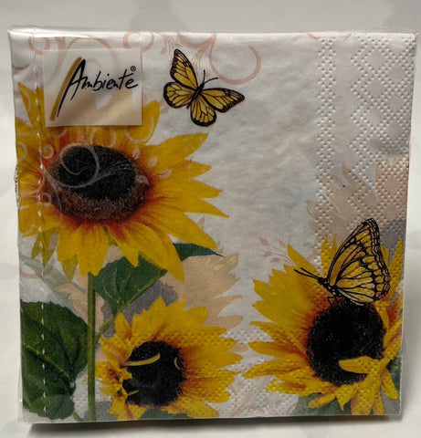 Cocktail Napkin- Sunny Butterfly