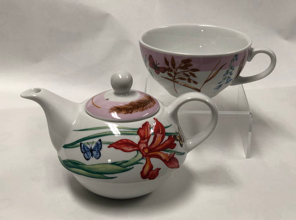 Butterflies and Blossoms Tea for One