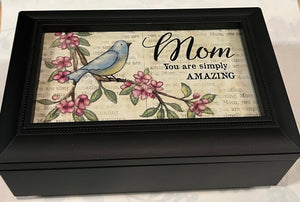 Music Box/ Trinket Box -Mom Simply Amazing