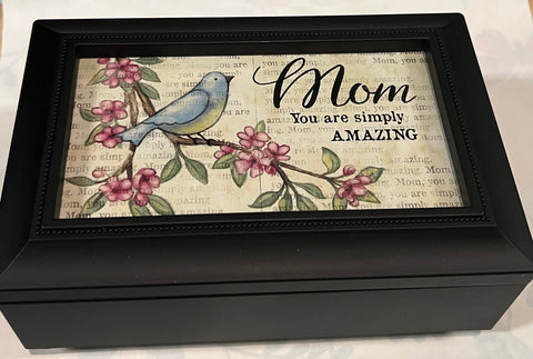 Music Box/ Trinket Box -Mom Simply Amazing
