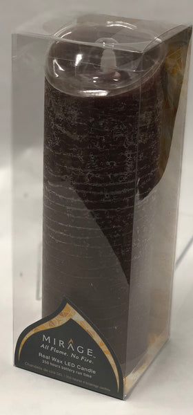 Mirage -Battery Candle -Acorn Brown