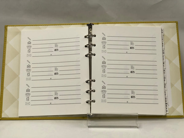 My Address Book -Yellow