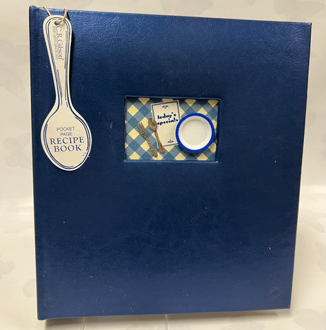 Pocket Page Recipe Book -Blue Plate Special