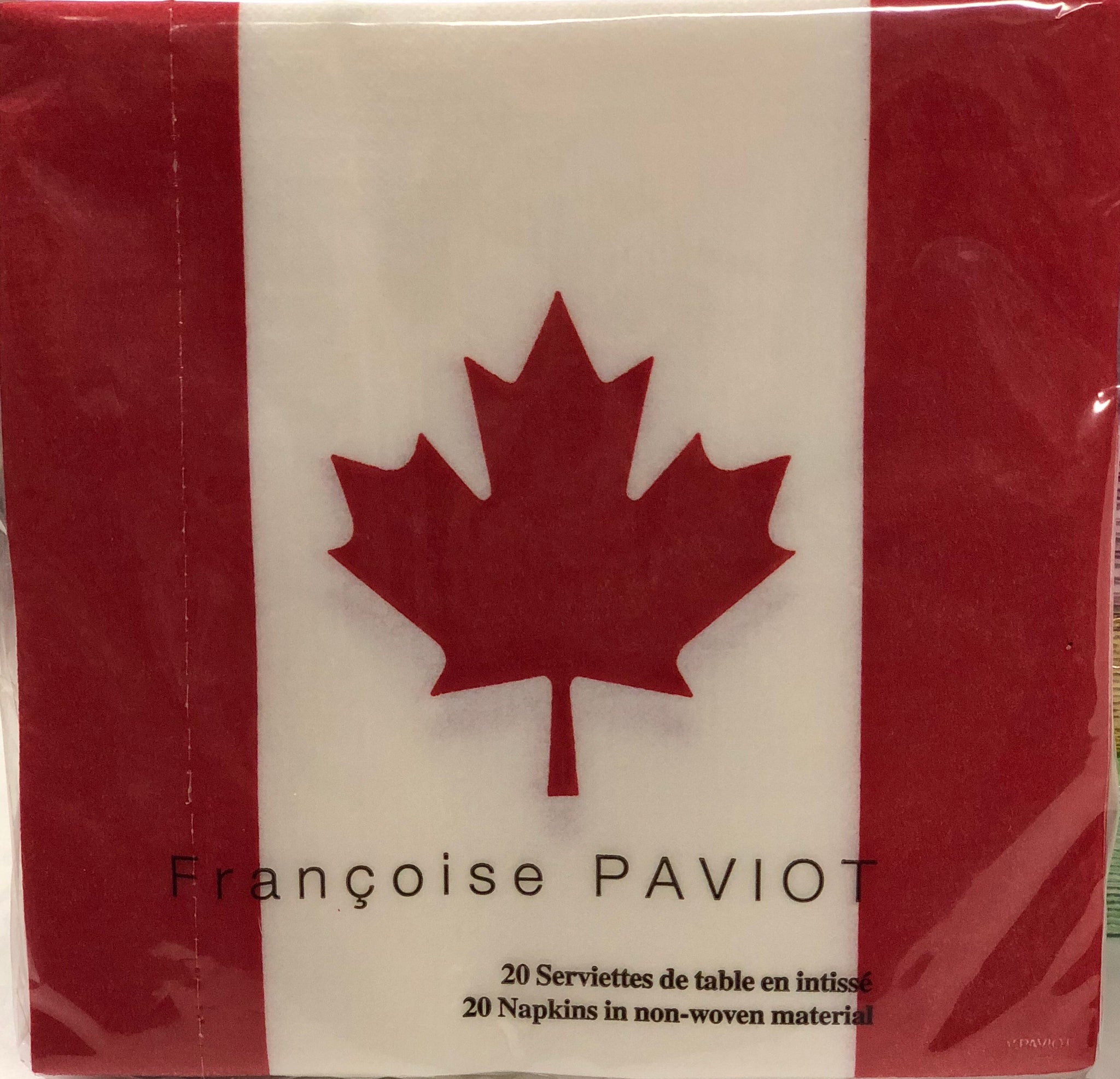Cocktail Napkin- Canadian Flag