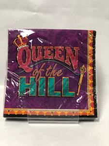 Luncheon Napkin -Queen Of The Hill