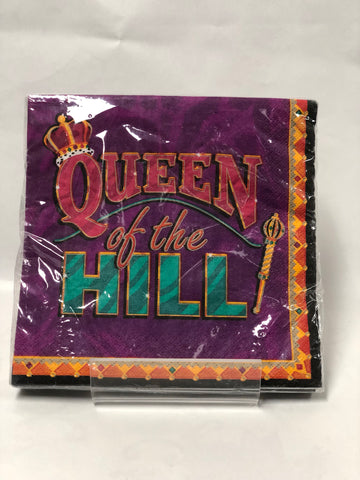 Luncheon Napkin -Queen Of The Hill