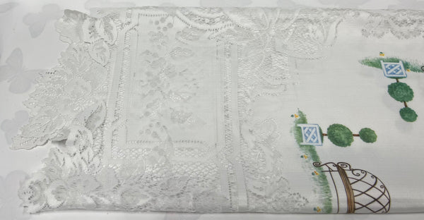 Table Topper -Heirloom -White