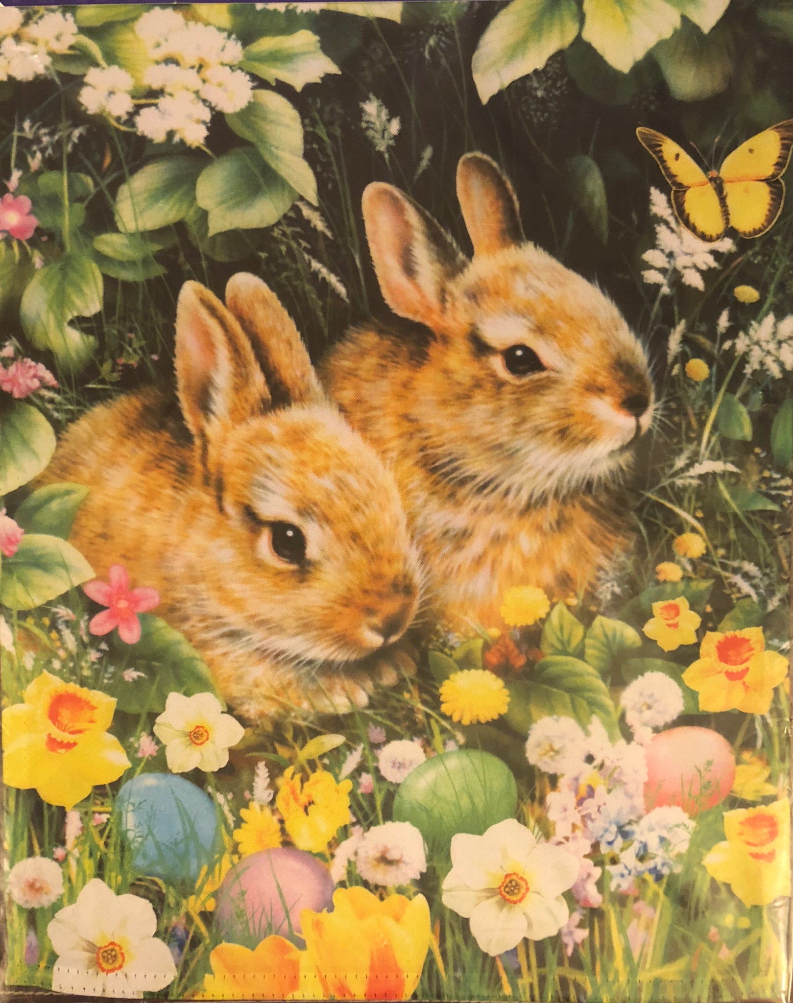 Spring Bunnies -Small Flag