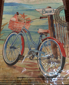 Beach Bicycle -Small Flag