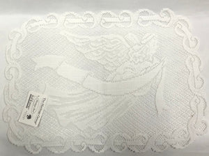 Placemat -Joyful Angel -White