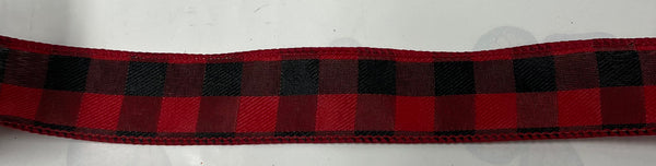 Buffalo Plaid -Red/Black