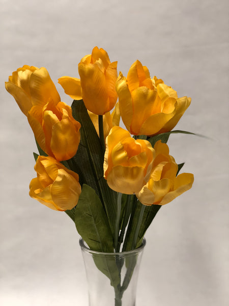 Yellow Tulip Bush -Artificial
