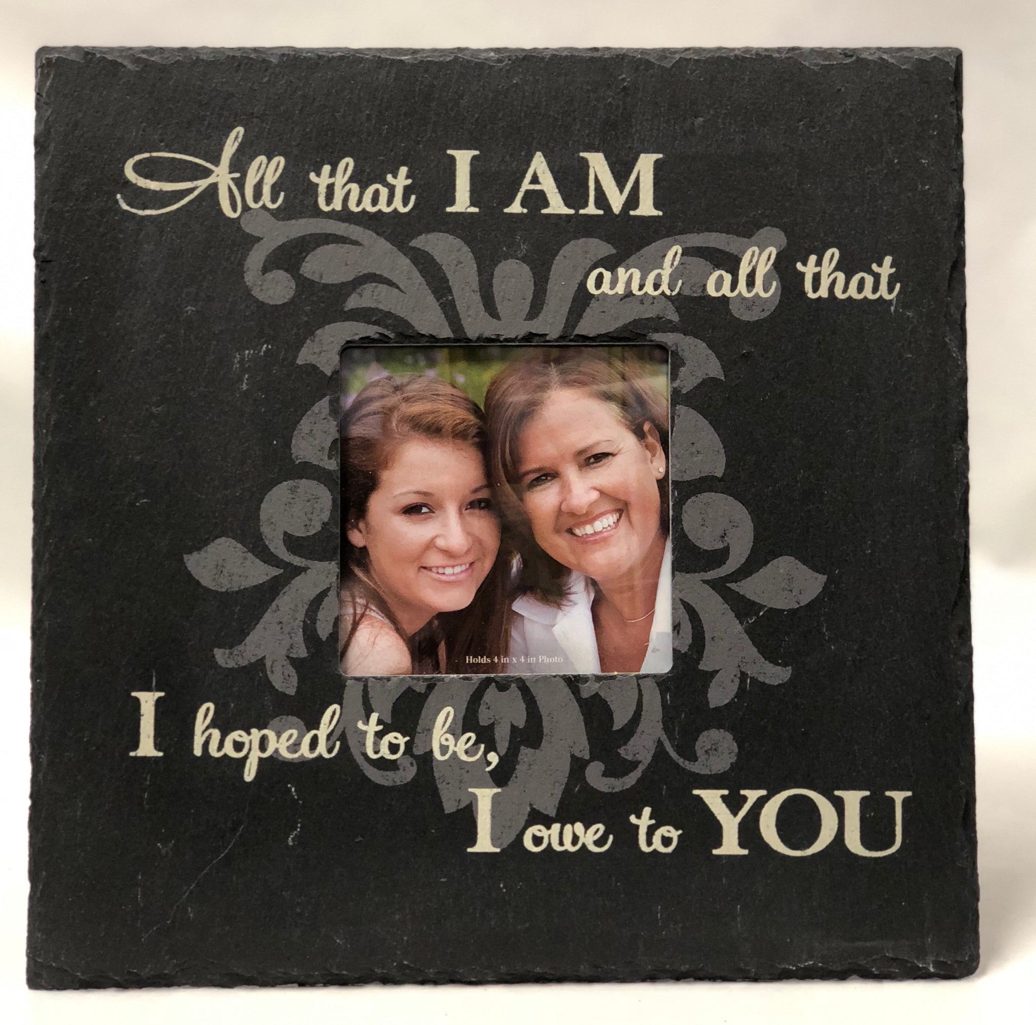 All That I Am Slate Frame - 4" x 4" photo