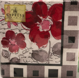 Cocktail Napkin- Floral Symphony