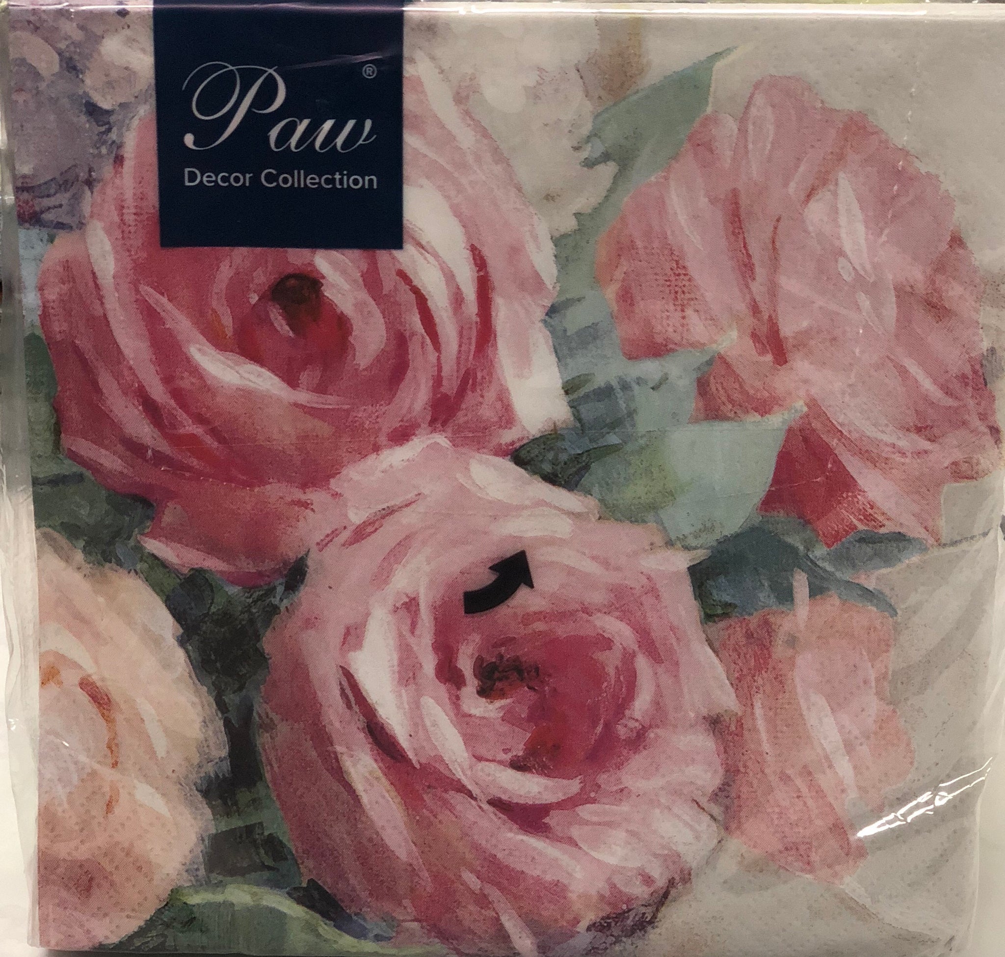 Luncheon Napkin- Pastel Watercolour Flowers