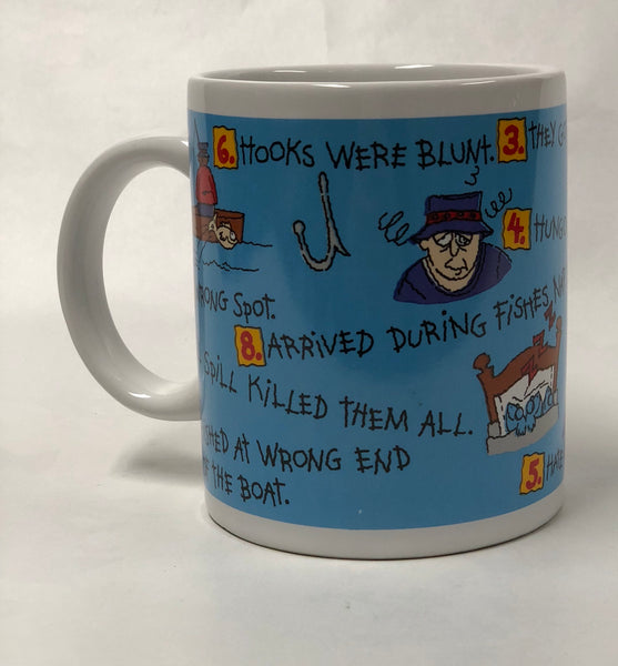 Top 10 Fisherman’s Excuses Mug