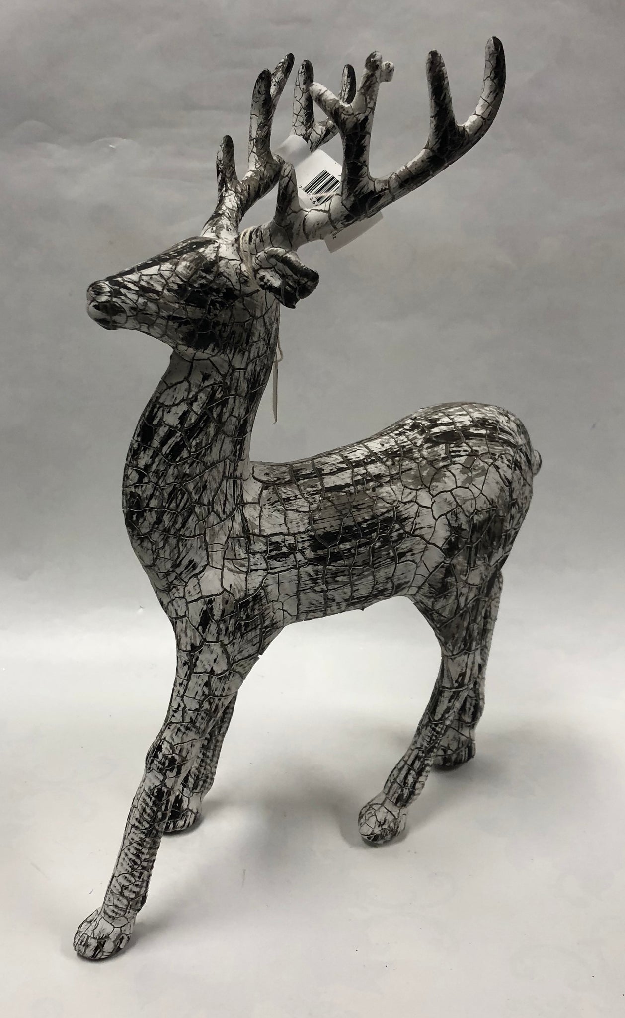 Crackle Deer Figurine