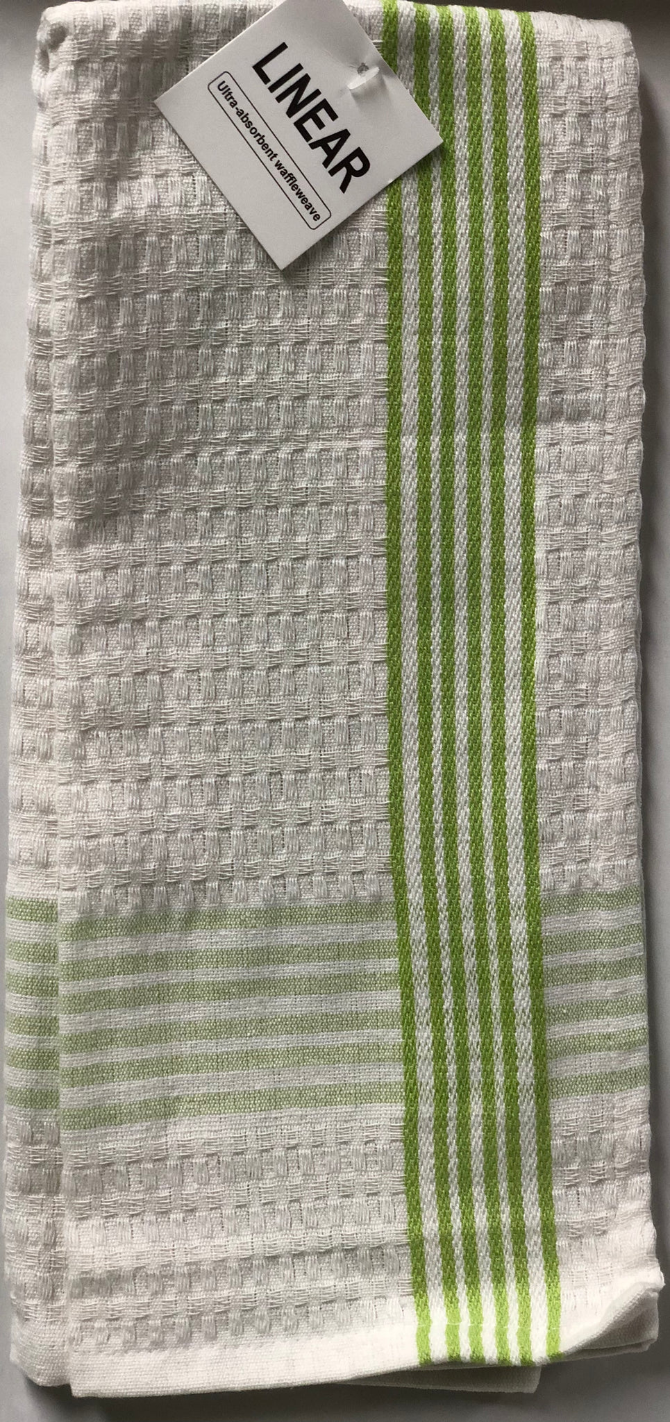 Kitchen Towels White - Green