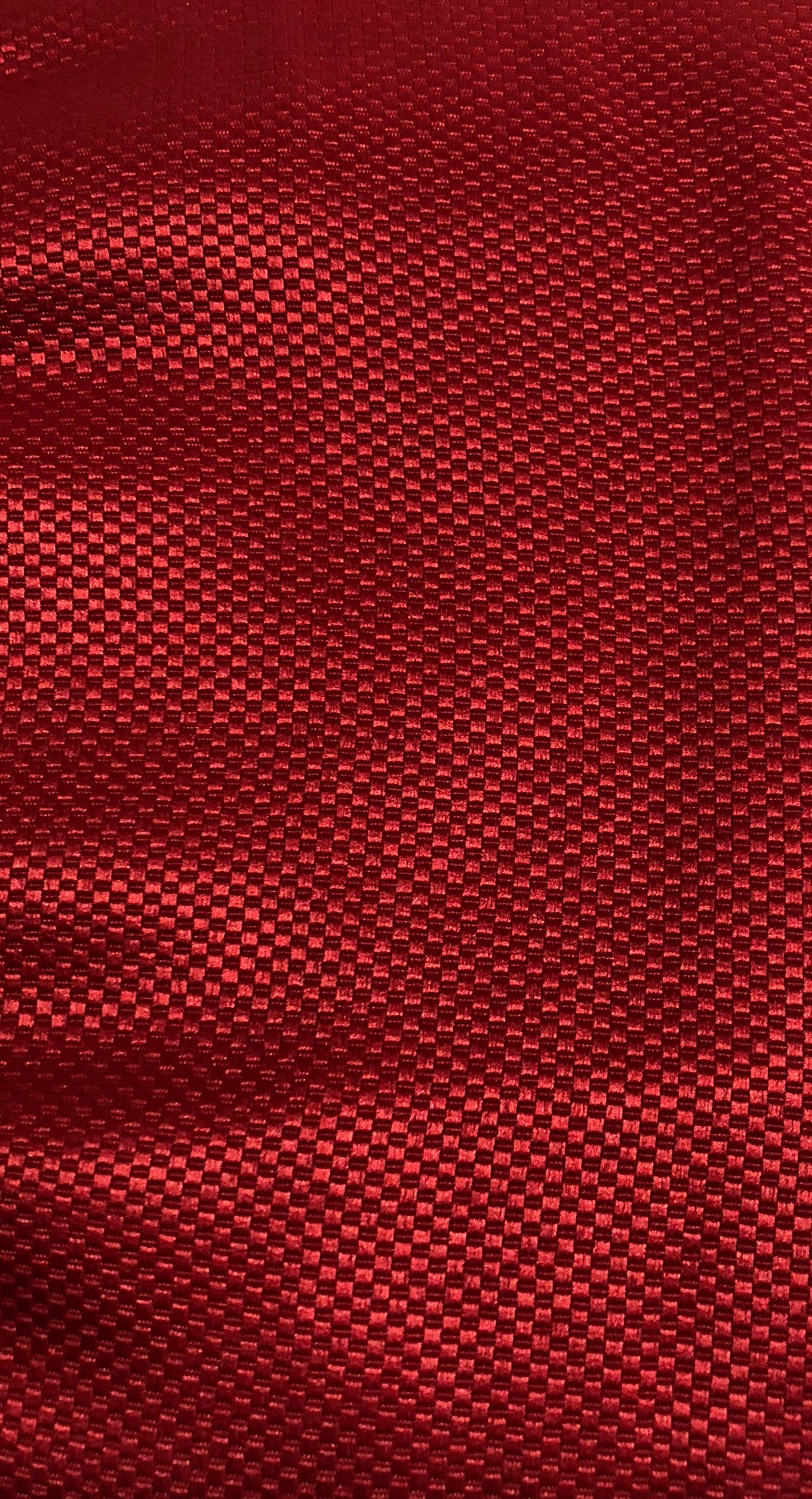 Table Cloth -Basket Weave -Red