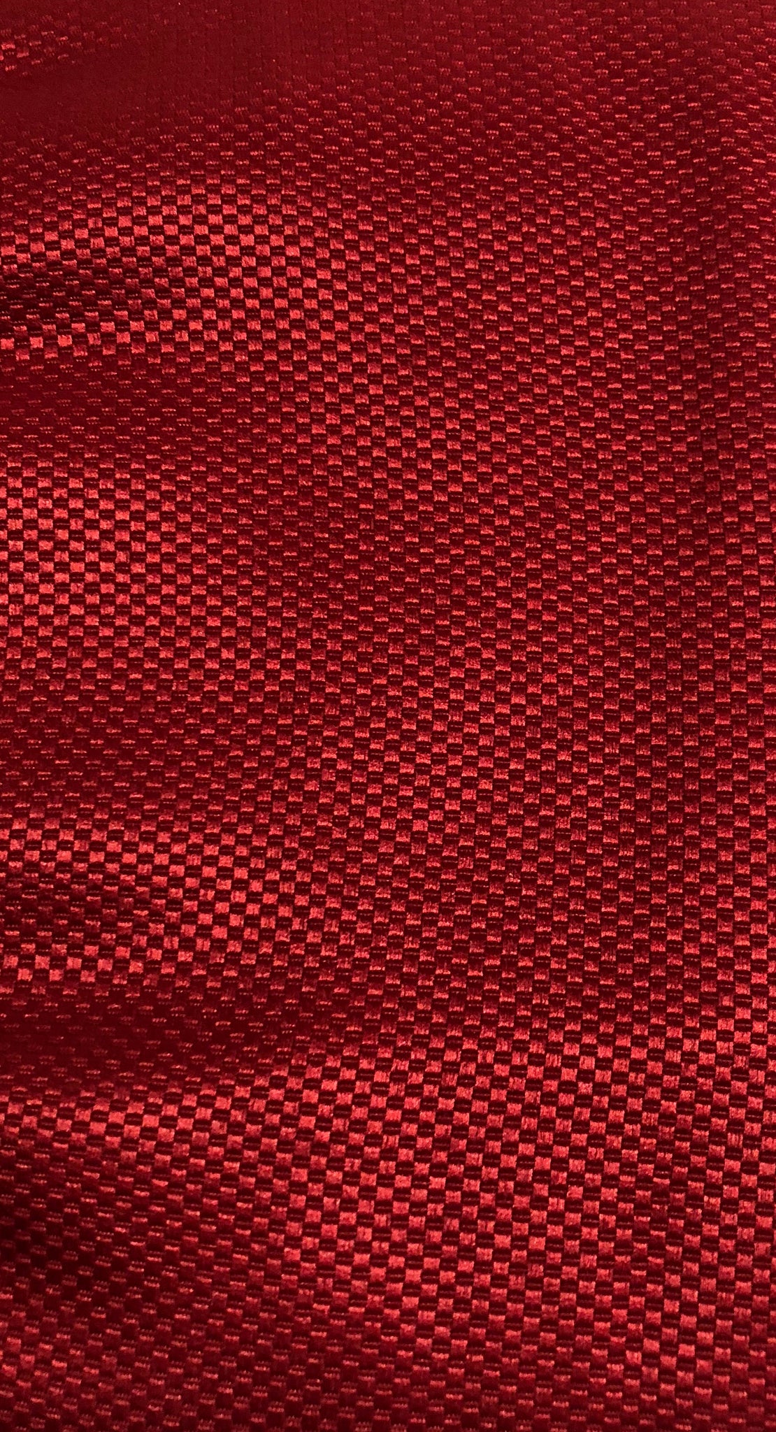 Table Cloth -Basket Weave -Red