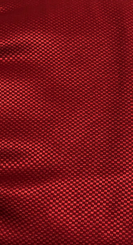 Table Cloth -Basket Weave -Red