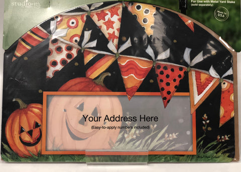 Magnetic Yard Sign -Party Time Pumpkins