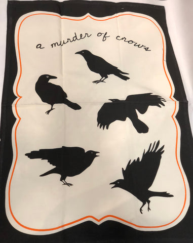Crows Tea Towel