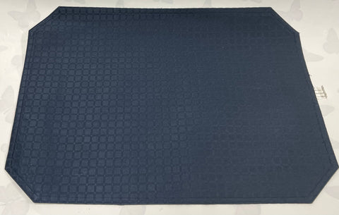 Navy Check Cloth Placemat