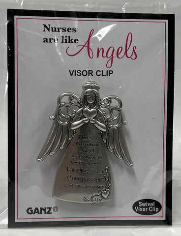 “Guardian Angel”- Nurse Angel Visor Clip