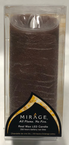 Mirage -Battery Candle -Acorn Brown