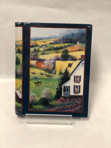 Hardcover Journal -Farm House