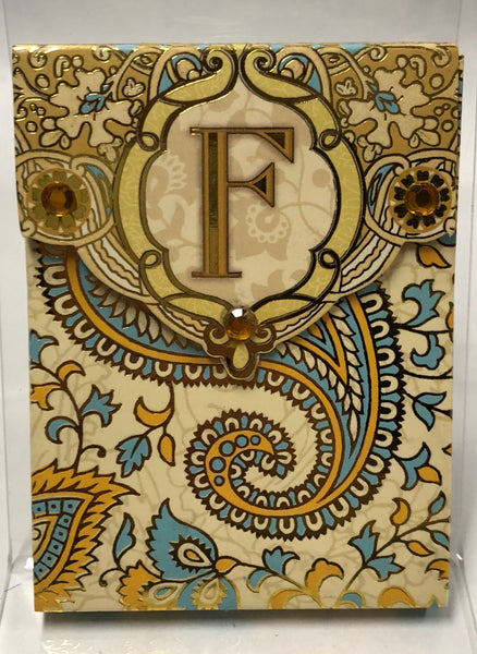 Monogram -Pocket Notebook “F”